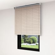 Roletă textilă day & night Woody Manual 100×156 cm – Nichel