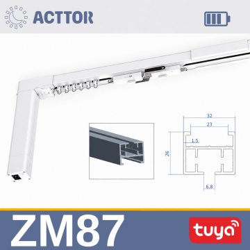 Șină electrică Acttor ZM87, cu acumulator — Tuya Zigbee